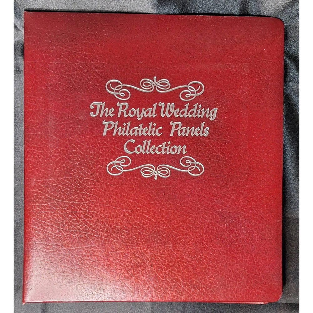Royal Wedding Philatelic Panels Collection Prince Charles Lady Diana Stamp Album